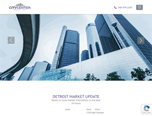 Tablet Screenshot of citycenterdetroit.com